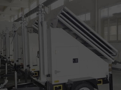 3*400Wの太陽光パネルを搭載した移動式太陽光監視トレーラー