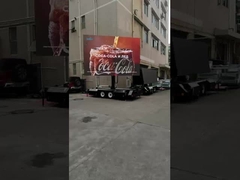 携帯式太陽光発電のLEDディスプレイトレーラー