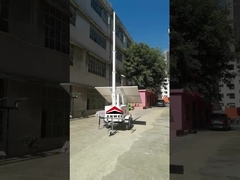 移動式太陽光発電の安全トレーラー