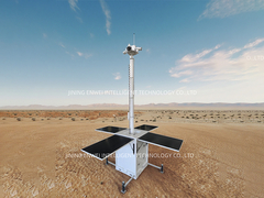 工場内のキューブ監視ユニットディスプレイ