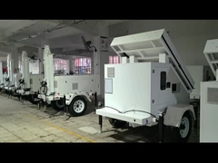 太陽光発電のモバイルCCTVタワーと太陽光セキュリティカメラ