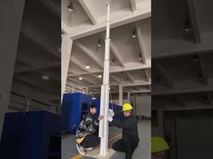 ソーラーカメラトレーラー用伸縮マスト