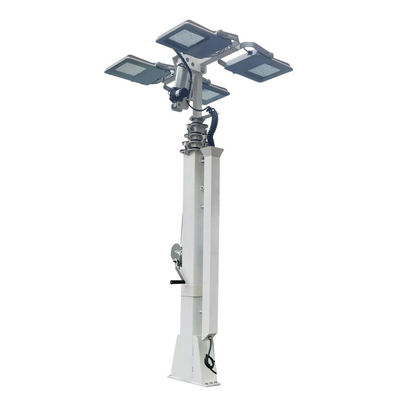 高さ調節可能 手動望遠鏡マスト 19ft 6m for Solar Trailer 太陽光灯塔