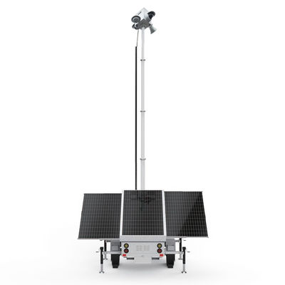 quality 駐車場用太陽光トレーラー セキュリティカメラ トレーラー 駐車場用太陽光セキュリティトレーラー factory