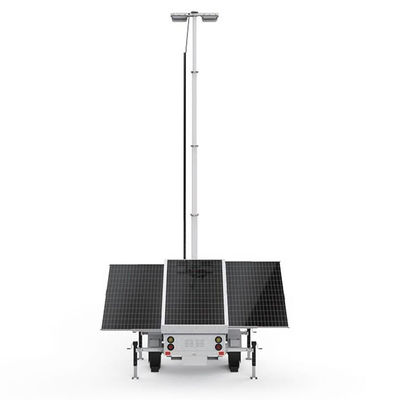 3*420W 太陽光パネル モノ結晶シリコン 太陽光ライト トレーラー 屋外駐車場照明