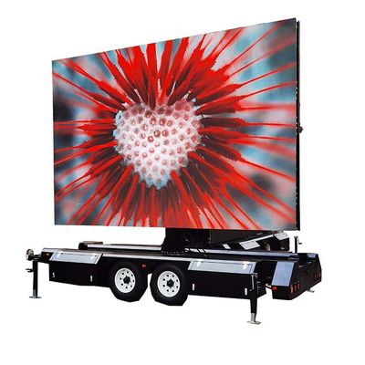 太陽光発電 トレーラー 装着 LEDスクリーンディスプレイ トレーラー 屋外 16 グレーレベル 商品展示用