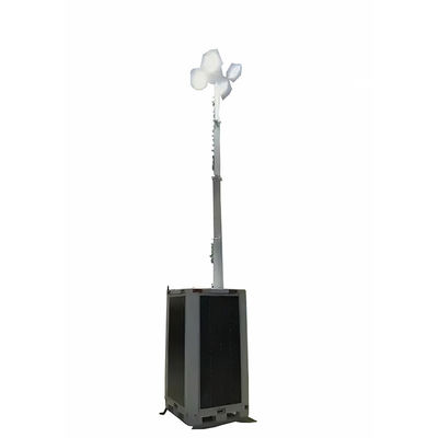 太陽光パネル モノ結晶シリコン電源システム 高明るさ LEDライトタワーキャビネット 屋外音楽祭照明