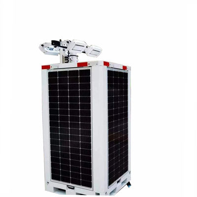 太陽光発電パネル LEDライト タワージェル バッテリー 8 レベル 風抵抗 太陽光 LED キューブ 道路建設照明