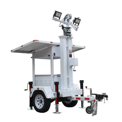 移動太陽光灯塔 建設現場照明用 4*50W LEDランプ