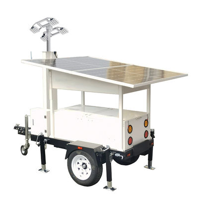 携帯太陽光発電照明 トレーラー 装着 LEDライト DC24V 商用展示照明
