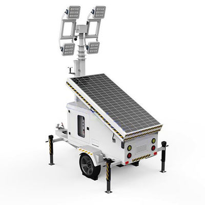 モバイルライトタワー 太陽光発電灯塔 4*100W LED 災害救助照明