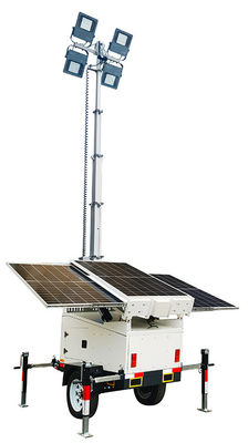 太陽光発電のLEDライト 景色エリア照明のための冷たいガルバン化用トレーラー