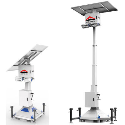 Safe And Reliable Solar Street Led Floodlight Lighting Towers For Remote Area Lighting